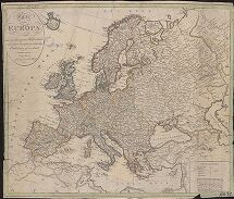 Karte von Europa nach den zuverlässigsten Hülfsmitteln und seiner neuesten politischen Eintheilung gezeichnet